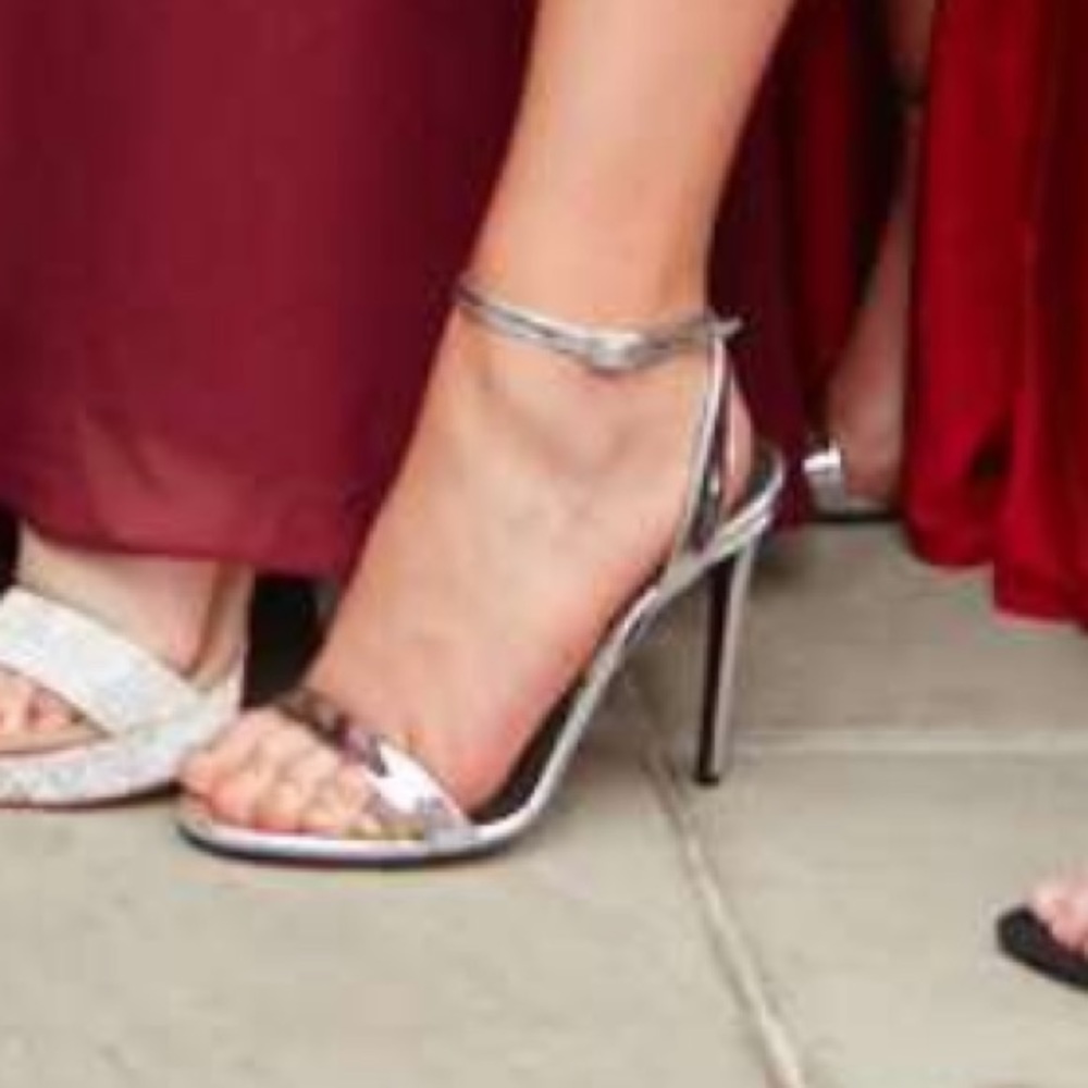 Giorgio Fabiani metallic high heels. Worn once